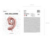 Picture of FOIL BALLOON NUMBER 9 ROSE GOLD 34 INCH
